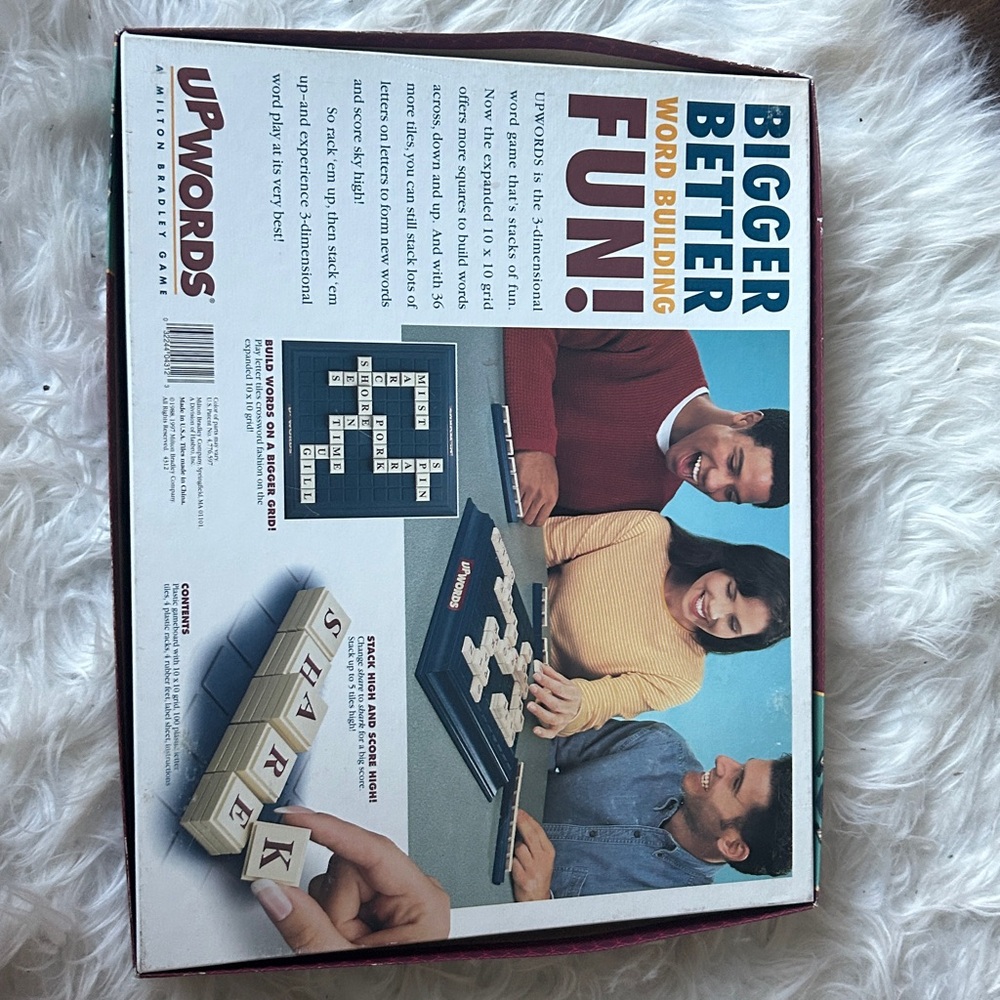 Vintage UPWOEDS 3D Word Building Game from the makers of SCRABBLE, complete! - Picture 4 of 6